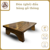 (Đòn) Ghế đẩu gỗ thông – ngồi xổm & kê chân an toàn