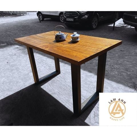  Bàn gỗ Thông Mỹ – Chắc chắn & Sang trọng, sơn giả cổ 