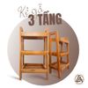 Kệ gỗ Thông Mỹ 3 tầng – tiện nghi & tinh tế, bền đẹp chuẩn Mỹ