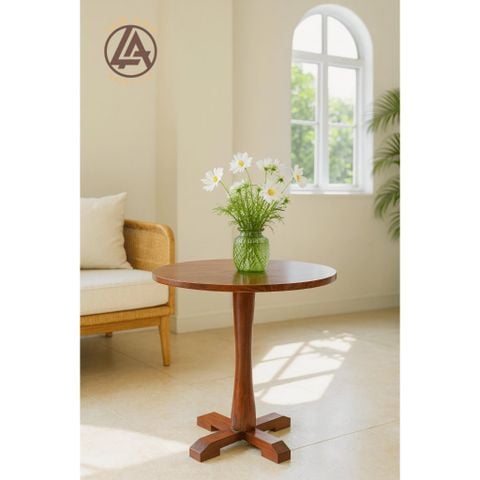  Bàn gỗ tự nhiên 60cm | Tròn & Vuông | Poplar/Thông Mỹ | Bàn trà – bàn cafe 