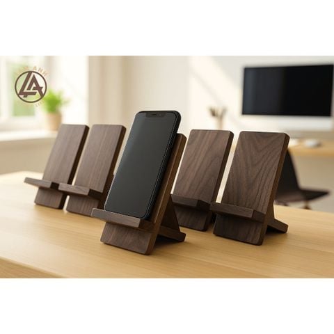  Giá Đỡ Điện Thoại Gỗ Óc Chó Cao Cấp – Tối Giản, Sang Trọng, Phù Hợp Mọi Smartphone 