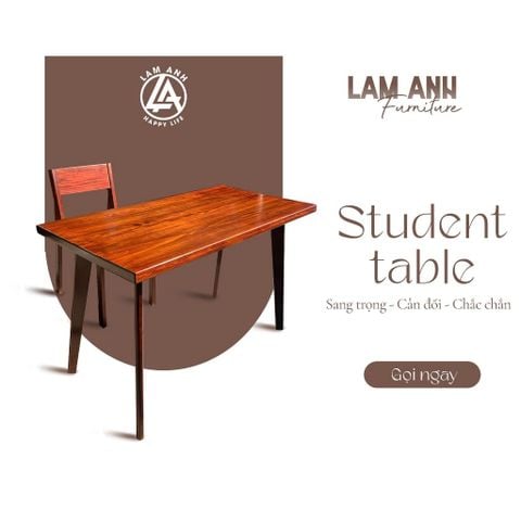  Bàn học gỗ thông Mỹ – Chất lượng, giá phải chăng (Không Kèm Ghế) 