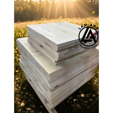  Mặt bàn gỗ Poplar – Tiện dụng & Sang trọng theo phong cách riêng (Chưa Có Chân) 