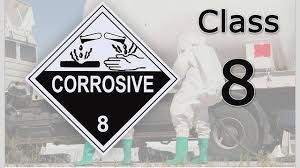  Class 8 – Corrosives 
