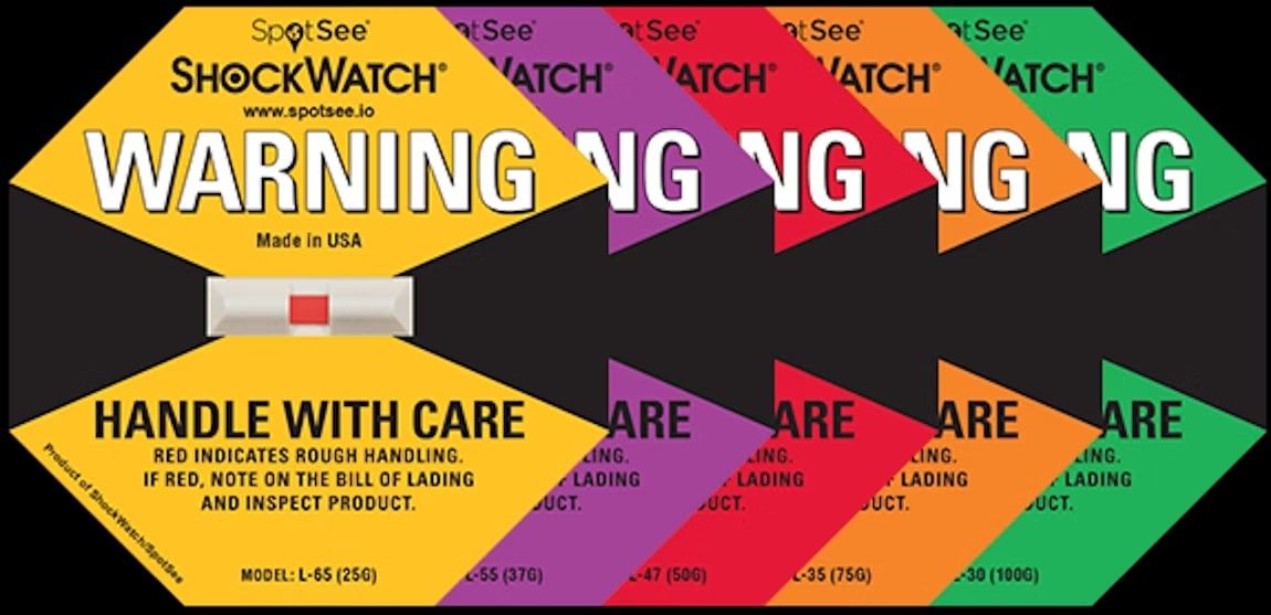  Nhãn Phát Hiện Sốc Shockwatch 