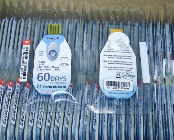  Thiết Bị Theo Dõi Nhiệt Độ Data Logger TempU 