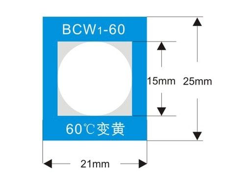  Miếng Dán Cảnh Báo Nhiệt Độ Thay Đổi 60 ℃ 