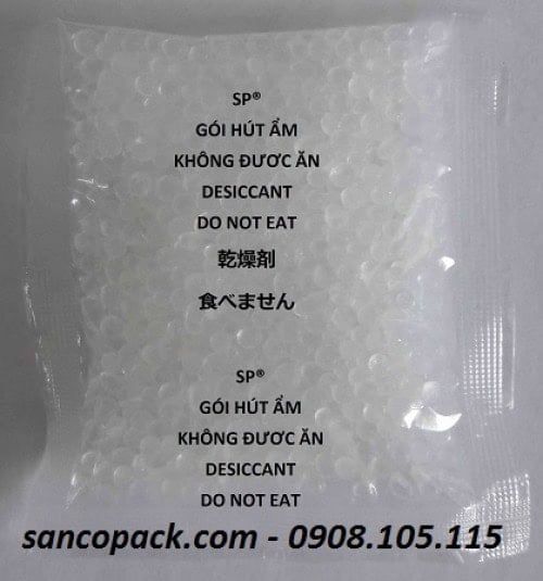  Gói Hút Ẩm Silica Gel Cho Thực Phẩm Và Dược Phẩm 