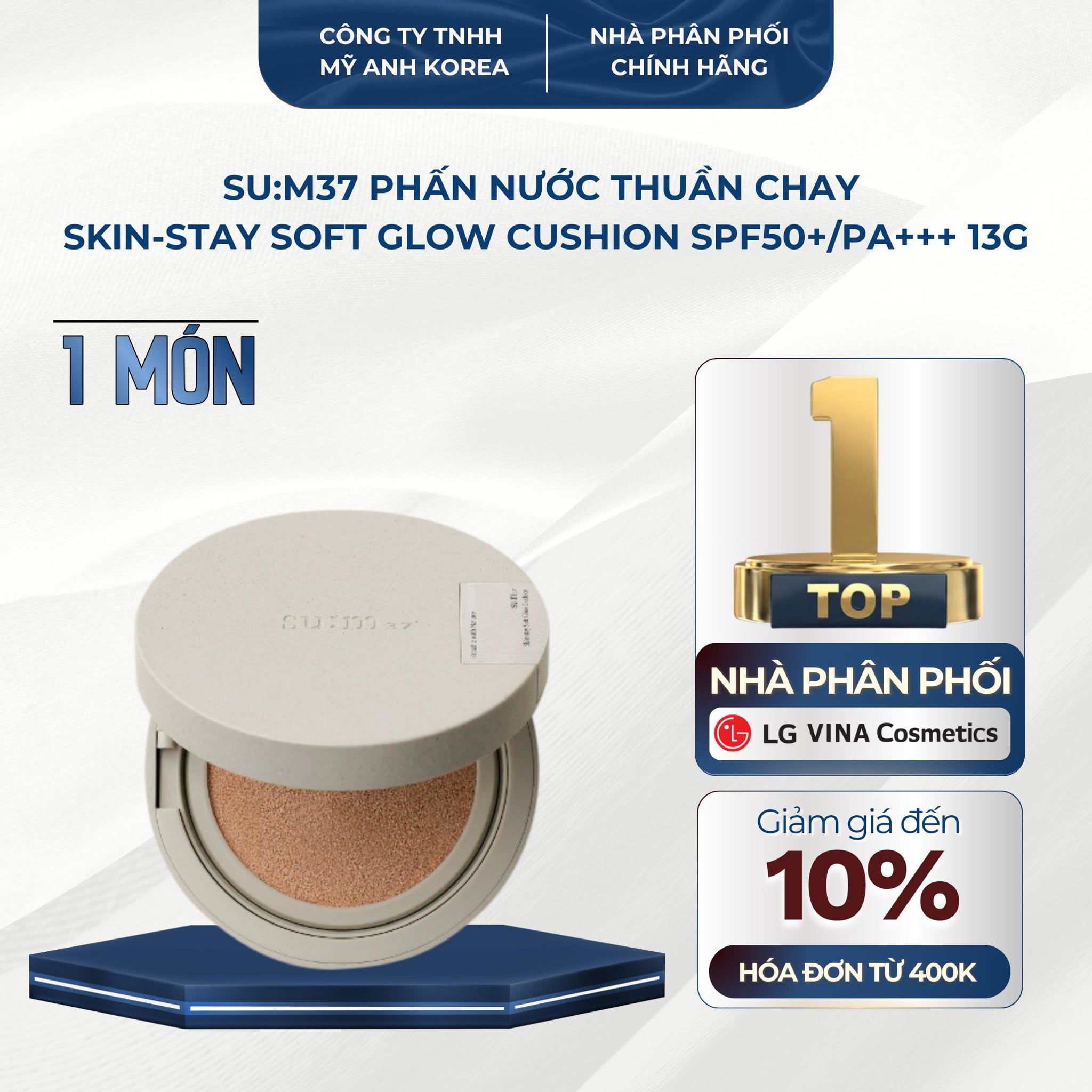 SU:M37 Skin Stay Glow Cushion 01