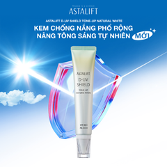 Kem chống nắng phổ rộng nâng tông sáng tự nhiên ASTALIFT D-UV SHIELD TONE-UP NATURAL WHITE (Tuýp 30G)