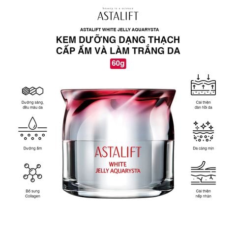 Serum dưỡng dạng thạch cấp ẩm và làm trắng da  ASTALIFT WHITE JELLY AQUARYSTA (Lọ 60g)
