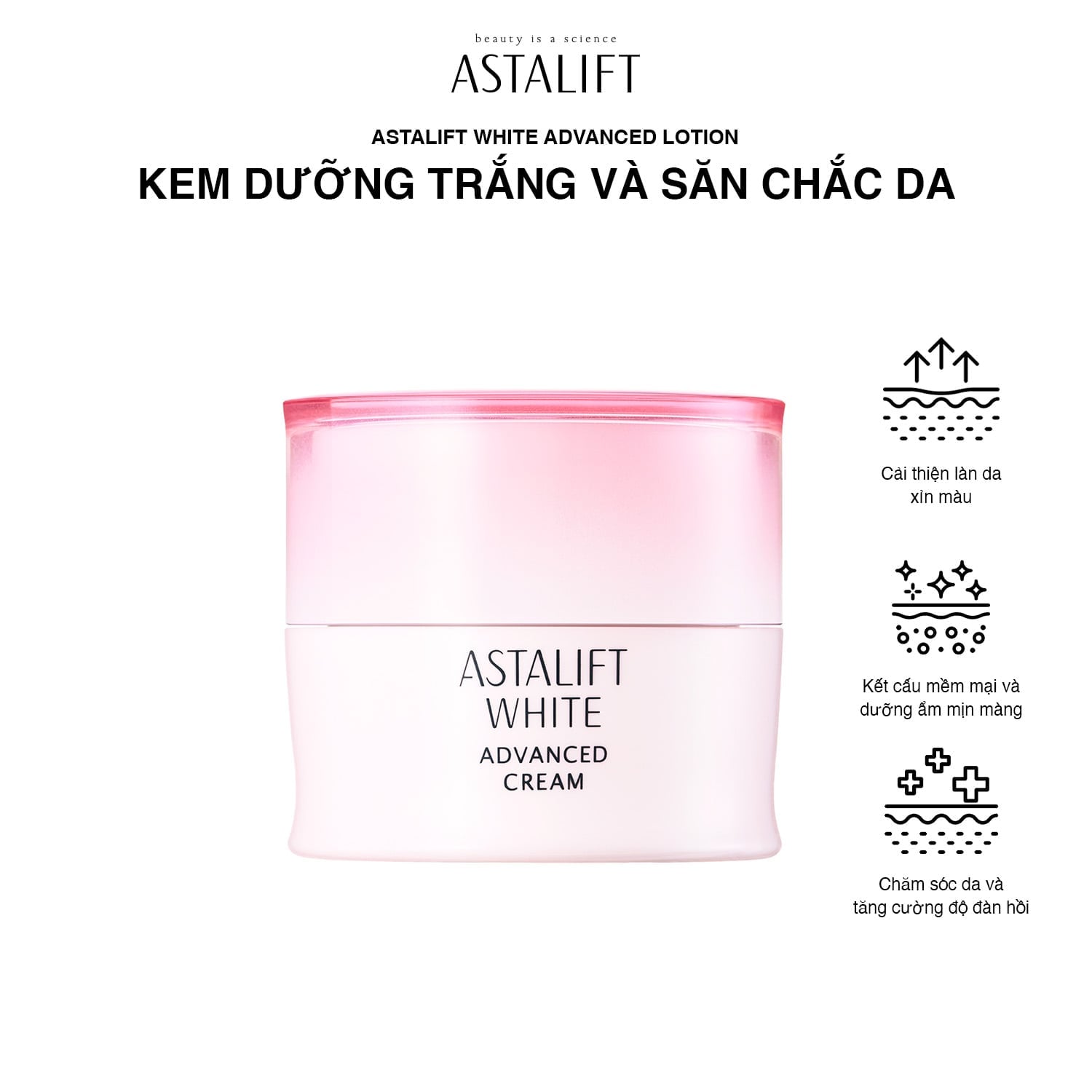 Kem dưỡng trắng và săn chắc da ASTALIFT WHITE ADVANCED CREAM (Lọ 30G)