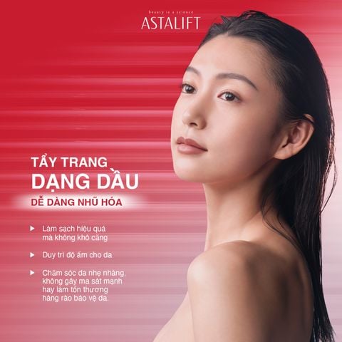 Dầu tẩy trang làm sạch và mềm da ASTALIFT CLEANSING OIL (Chai 120ML)