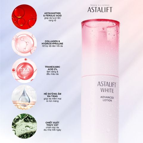 Nước dưỡng da và ngăn ngừa lão hóa ASTALIFT WHITE ADVANCED LOTION (Chai 130ML)