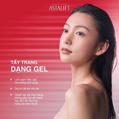 Gel tẩy trang làm sạch và mềm da ASTALIFT CLEANSING GEL (Tuýp 120G)