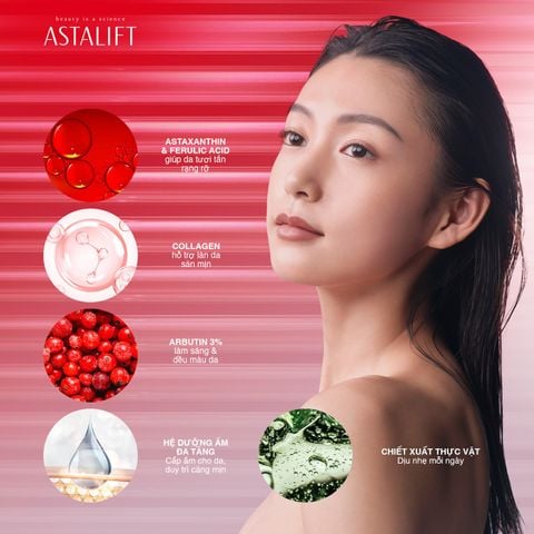 Kem cấp ẩm và dưỡng trắng da ASTALIFT WHITE EMULSION (Chai 100ML)