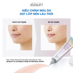 Kem chống nắng nâng tông da ASTALIFT D-UV SHIELD TONE-UP ROSE (tuýp 30G)