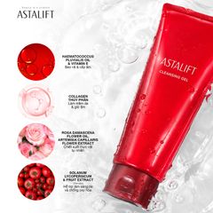 Gel tẩy trang làm sạch và mềm da ASTALIFT CLEANSING GEL (Tuýp 120G)