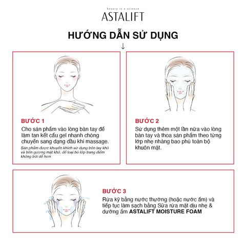 Gel tẩy trang làm sạch và mềm da ASTALIFT CLEANSING GEL (Tuýp 120G)