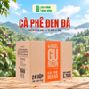  [THÙNG - HỘP] CÀ PHÊ HÒA TAN ĐEN ĐÁ - Thùng 24 hộp x 15 gói x 16g 