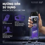  Combo Core Astro – Bộ đôi sữa tắm & sữa rửa mặt nam Ocedon (Core Active 400ml - Astro Wash 150ml) 