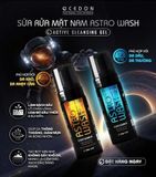  Combo Core Astro – Bộ đôi sữa tắm & sữa rửa mặt nam Ocedon (Core Active 400ml - Astro Wash 150ml) 