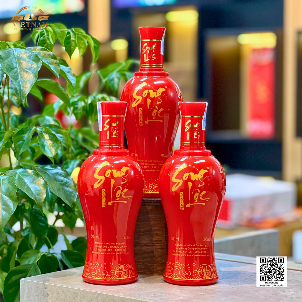 |Tặng 1 Kệ Gỗ Mini Và 1 Khăn Bao Sái| Combo 3 Chai Rượu mơ Song Lộc