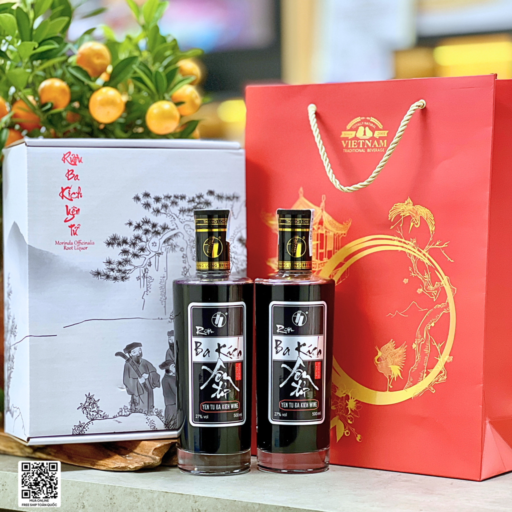|Tặng Túi Hộp| Combo 2 Chai Rượu Yên Tử 500ml