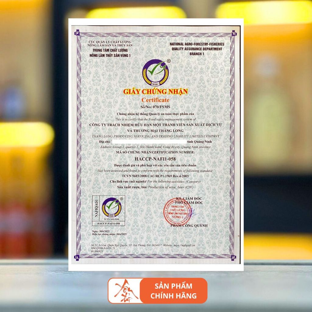 Thùng 6 Can Rượu Ba Kích Yên Tử tl 2L