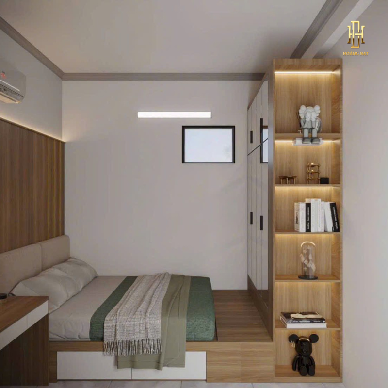 Thiết kế nội thất nhà phố Hoàng Đạt - TKNP003