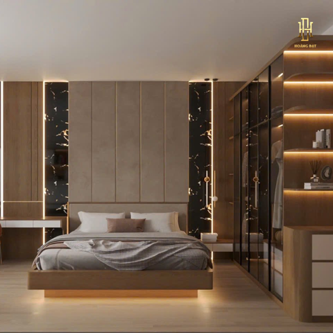 Thiết kế nội thất nhà phố Hoàng Đạt - TKNP003