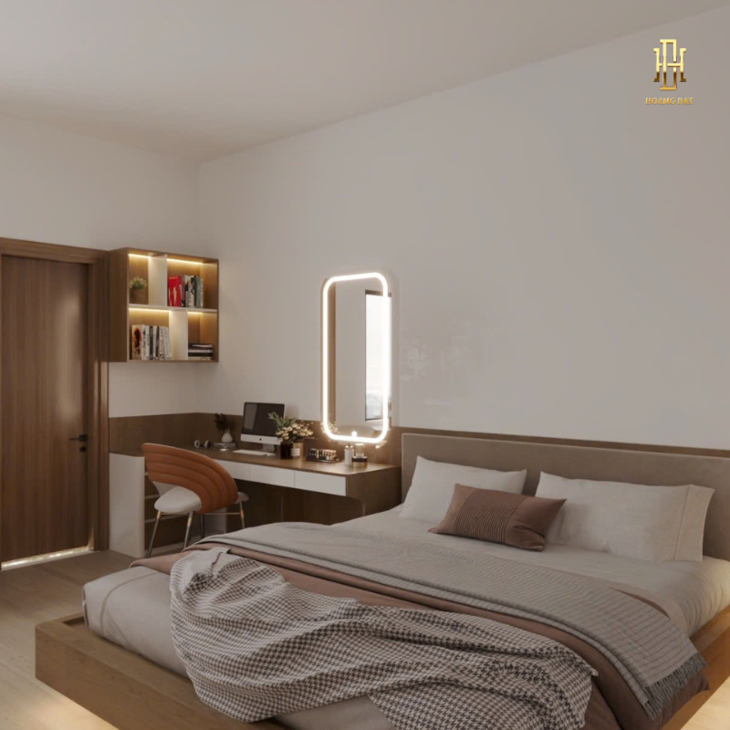 Thiết kế nội thất nhà phố Hoàng Đạt - TKNP003