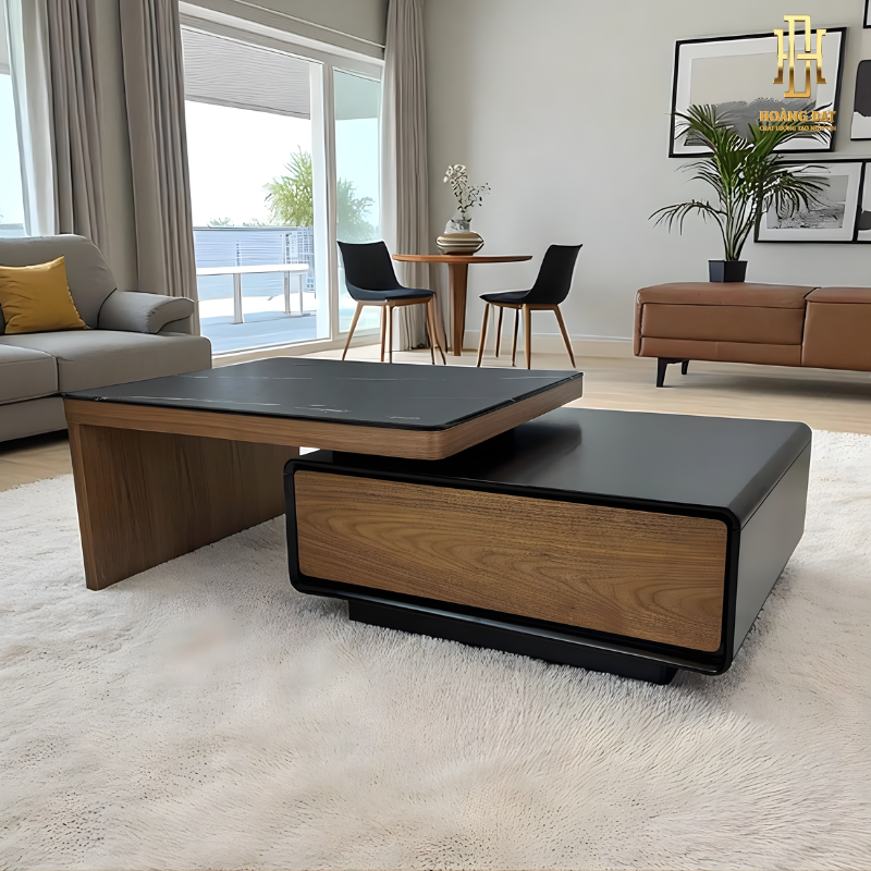 Bộ bàn gỗ công nghiệp cao cấp Hoàng Đạt - BBG006