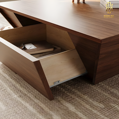 Bộ bàn gỗ công nghiệp cao cấp Hoàng Đạt - BBG008