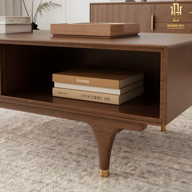 Bộ bàn gỗ công nghiệp cao cấp Hoàng Đạt - BBG010