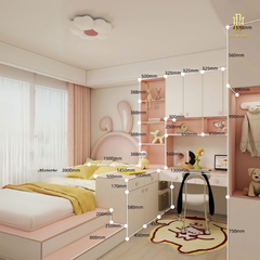 Combo phòng ngủ cao cấp Hoàng Đạt - CBPN004