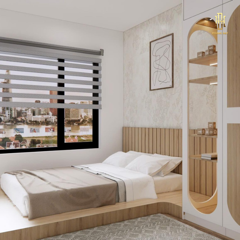 Thiết kế nội thất hiện đại Moody Luxe Apartment - TK3D006