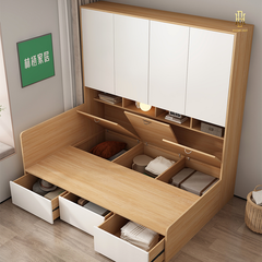 Giường ngủ liên tủ cao cấp Hoàng Đạt - GN001