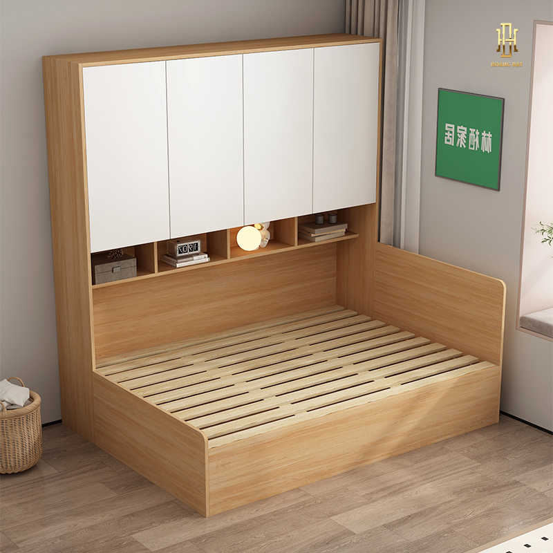 Giường ngủ liên tủ cao cấp Hoàng Đạt - GN001
