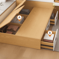 Giường ngủ liên tủ cao cấp Hoàng Đạt - GN003