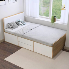 Giường ngủ gỗ MDF cao cấp Hoàng Đạt - GN005