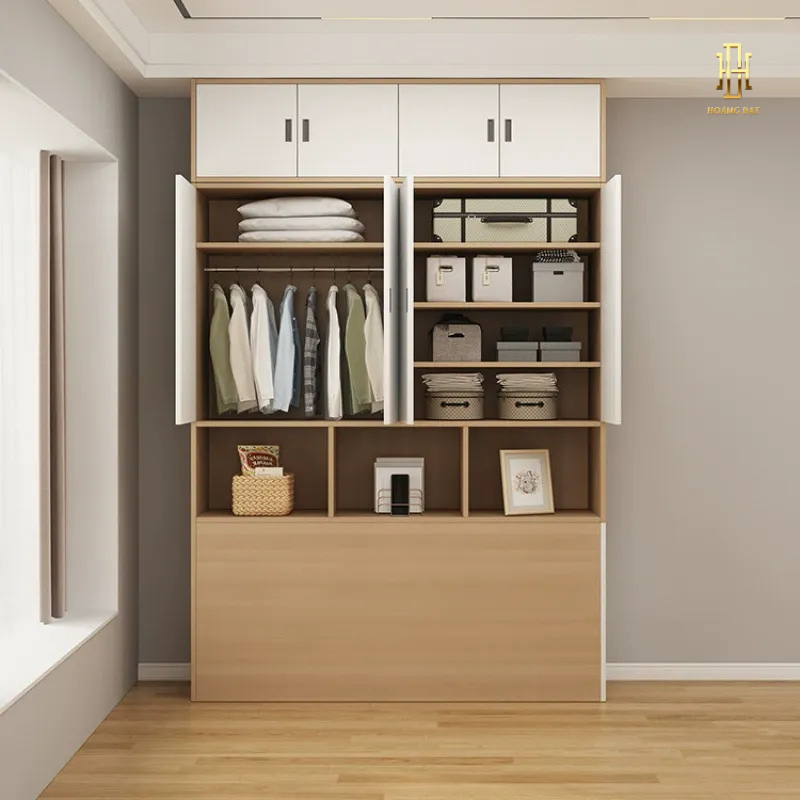 Giường ngủ liên tủ cao cấp Hoàng Đạt - GN006