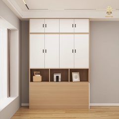 Giường ngủ liên tủ cao cấp Hoàng Đạt - GN006