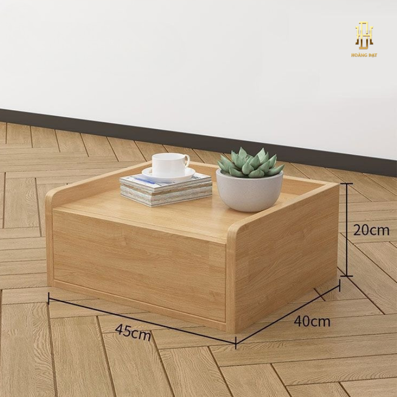 Giường ngủ gỗ MDF kèm tab cao cấp Hoàng Đạt - GN007