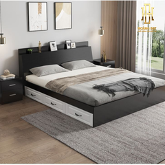 Giường ngủ thông minh gỗ công nghiệp Hoàng Đạt - GN010