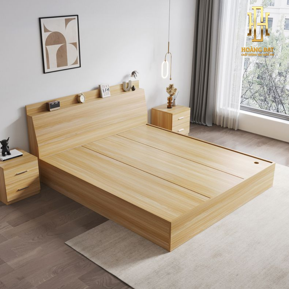 Giường ngủ thông minh gỗ công nghiệp Hoàng Đạt - GN010