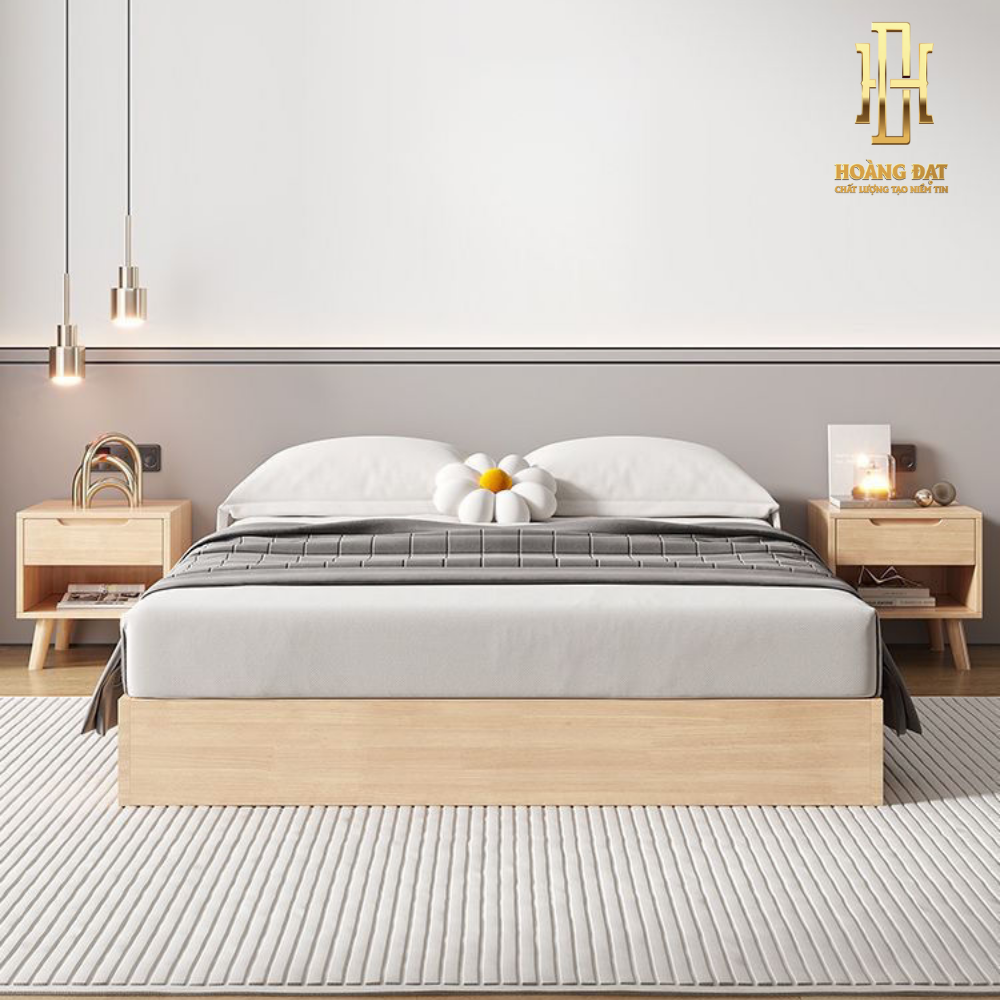 Giường ngủ thông minh gỗ công nghiệp Hoàng Đạt - GN012