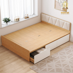 Giường ngủ thông minh gỗ công nghiệp Hoàng Đạt - GN013