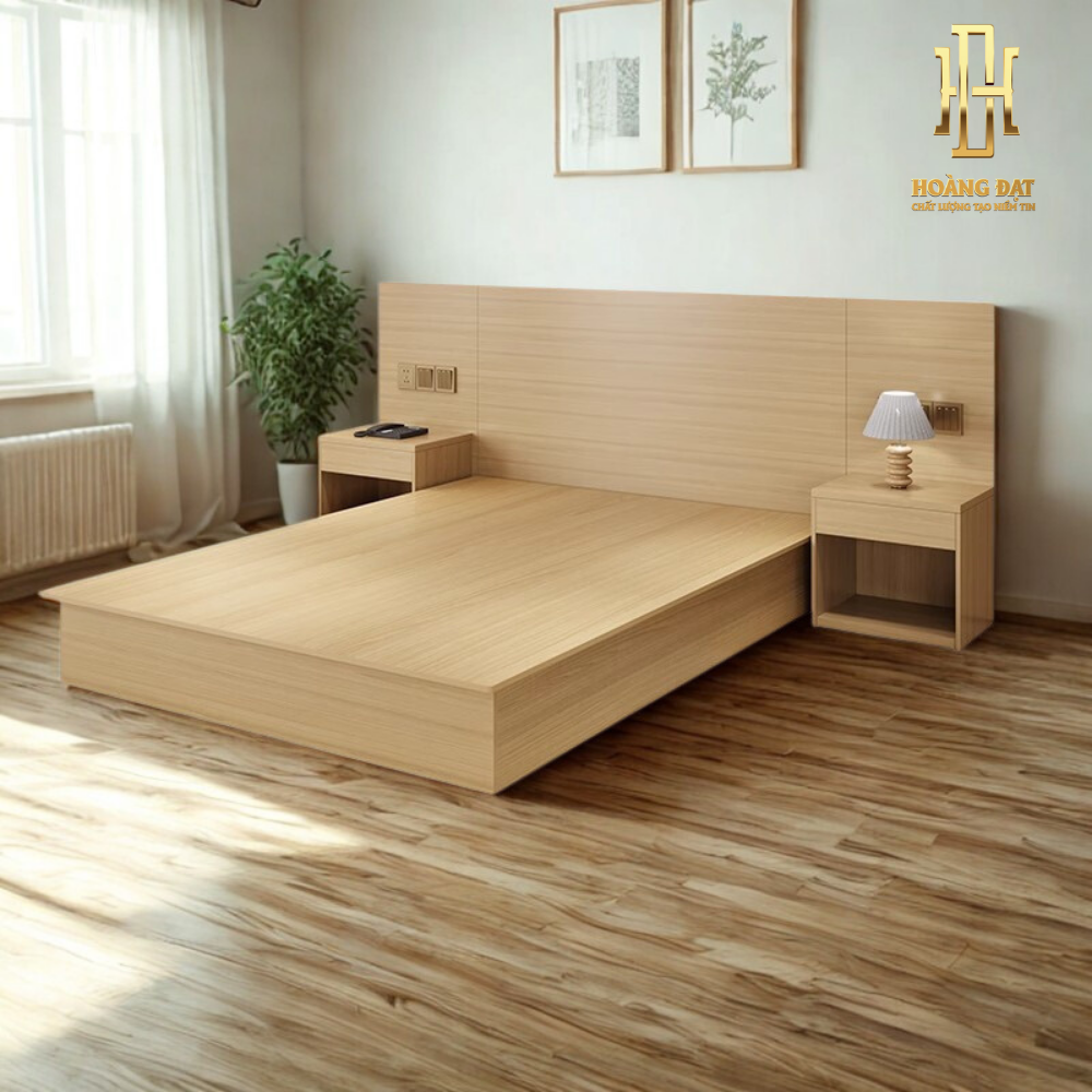 Giường ngủ thông minh gỗ công nghiệp Hoàng Đạt - GN014