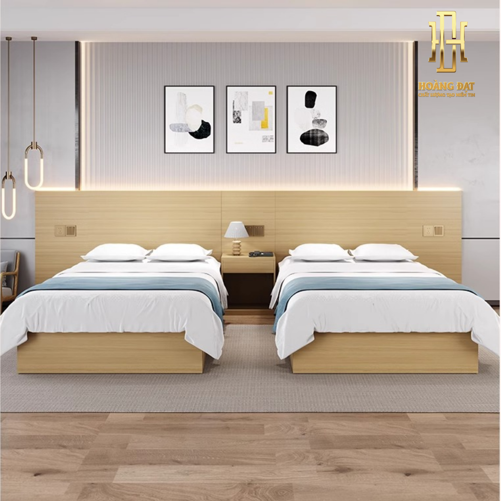Giường ngủ thông minh gỗ công nghiệp Hoàng Đạt - GN014